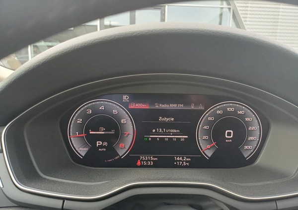 Audi A4 cena 154900 przebieg: 75257, rok produkcji 2019 z Prochowice małe 352